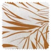 'Fabric By The Yard - Majesty Palm - Terracotta On Raw Canvas -Wallpaper Store Majesty Palm Terracota Raw Canvas Detail
