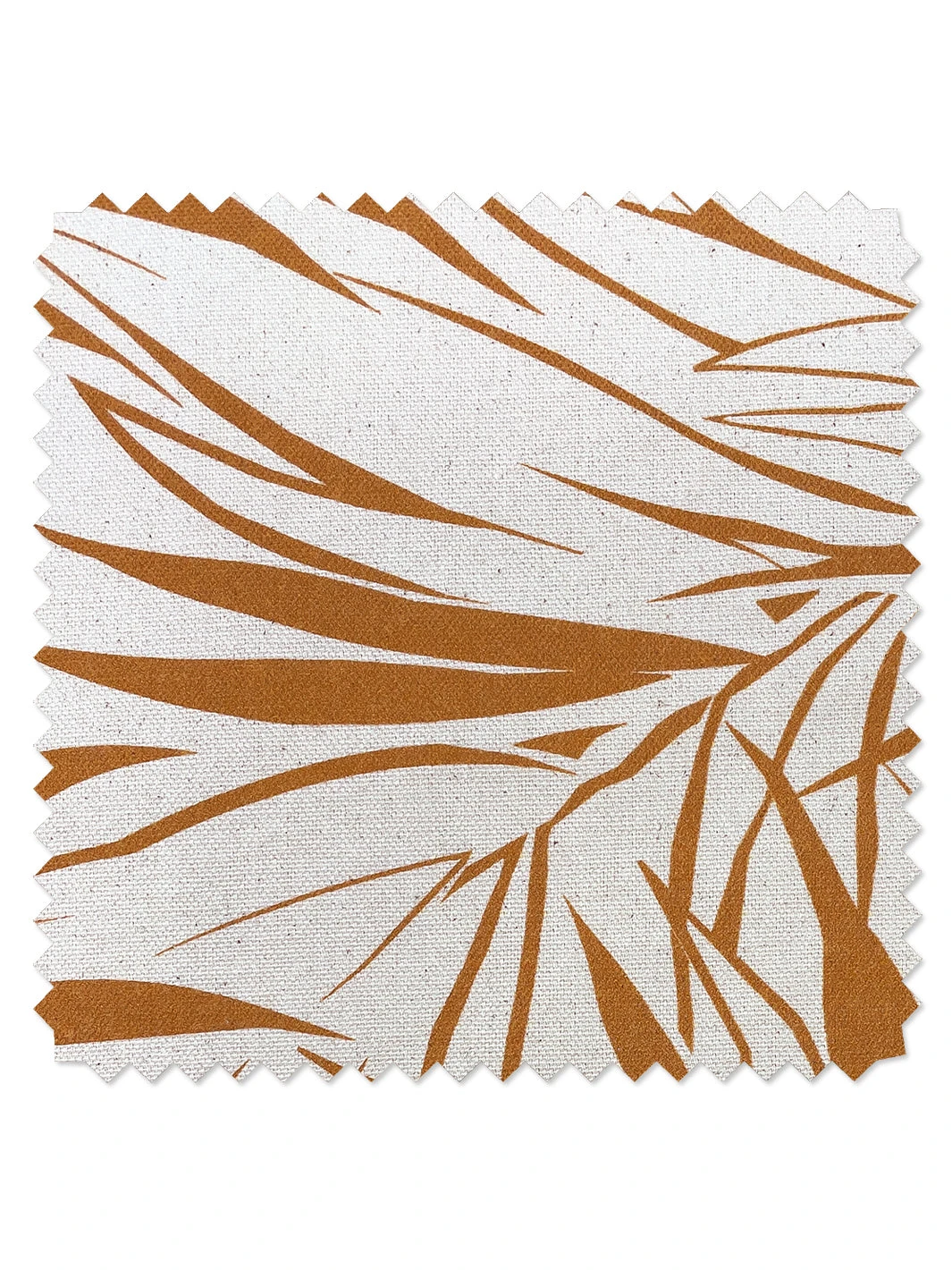 'Fabric By The Yard - Majesty Palm - Terracotta On Raw Canvas 3 'Fabric By The Yard - Majesty Palm - Terracotta On Raw Canvas