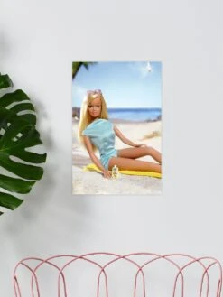 Wallpaper Store -Wallpaper Store Malibu Barbie on Acrylic by artshoppe RS