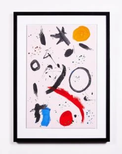 'Pink 'Marguerite Mural' Framed Art By Chris Benz