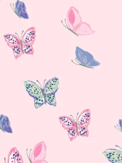 'Mariposa' Wallpaper By Tea Collection - Ballet Slipper -Wallpaper Store Mariposa by Tea Collection Ballet Slipper Detail