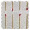 'Fabric By The Yard - Matchstick - Natural On Raw Canvas -Wallpaper Store Matchstick on Raw Canvas Detail