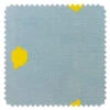 'Fabric By The Yard - Medina Dot - Baby Blue On Linen -Wallpaper Store Medina Dot Baby Blue Linen Detail