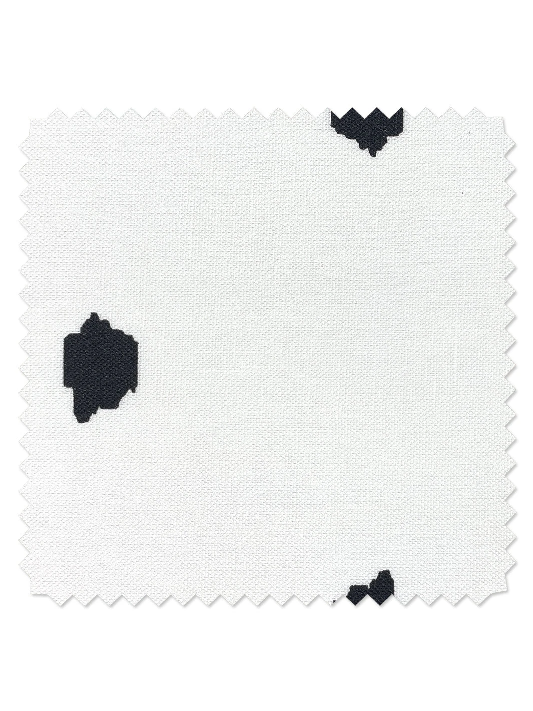 'Fabric By The Yard - Medina Dot - Black On Linen 3 'Fabric By The Yard - Medina Dot - Black On Linen