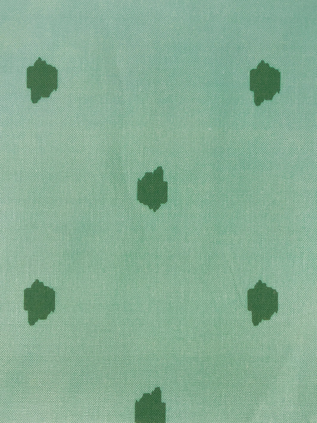 'Fabric By The Yard - Medina Dot - Mint On Linen 4 'Fabric By The Yard - Medina Dot - Mint On Linen - Image 2