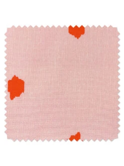 'Fabric By The Yard - Medina Dot - Shell On Linen