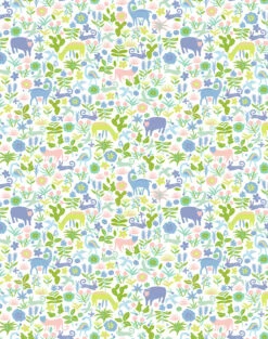 'Menagerie' Wallpaper By Tea Collection - Blush