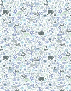 'Menagerie' Wallpaper By Tea Collection - Gray