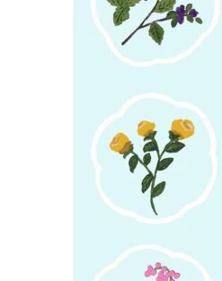 'Montaigne Stripe' Wallpaper By Carly Beck - Blue Tint -Wallpaper Store Montaigne Stripe BlueTint detail 1f50ff08 8048 4f63 ab42 5f8523471e42