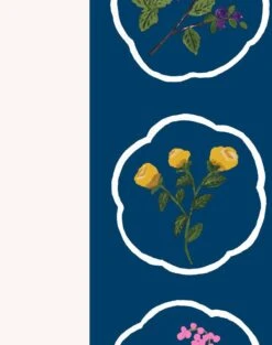 'Montaigne Stripe' Wallpaper By Carly Beck - Deep Navy -Wallpaper Store Montaigne Stripe Deep Navy detail 17138469 249e 4772 b91b 77ec5a9ebc23