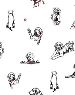 'Nacho Toile' Wallpaper By Nathan Turner - White