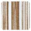 'Fabric By The Yard - Stuart Stripe - Brown On Linen 2 'Fabric By The Yard - Stuart Stripe - Brown On Linen -Wallpaper Store Nathan Turner CA Stuart Stripe Brown Detail