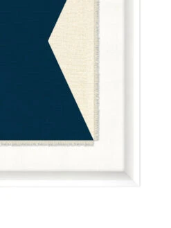 'Nautical Flag Textile 1' On Canvas By Nathan Turner Framed Art -Wallpaper Store Nautical Flag Textile A Detail
