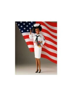 'Navy Barbie™ On Acrylic