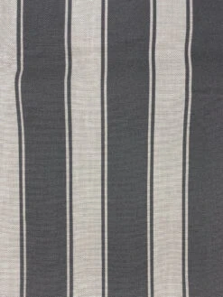 'Fabric By The Yard - Ojai Stripe - Black On Flax Linen -Wallpaper Store Ojai Stripe Black on Flax Linen Design