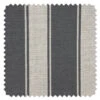 'Fabric By The Yard - Ojai Stripe - Black On Flax Linen -Wallpaper Store Ojai Stripe Black on Flax Linen Detail