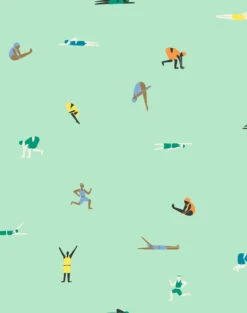 'Olympians' Wallpaper By Tea Collection - Aventurine