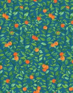 'Orange Crush' Wallpaper By Nathan Turner - Cadet Blue -Wallpaper Store OrangeCrush Cadetblue 956182d1 aa4e 439d 8300 9efd2a4288ec