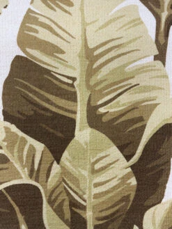 'Fabric By The Yard - Pacifico Palm - Cappuccino On California Cotton -Wallpaper Store Pacifico Palm Cappuccino California Cotton Design a373f7fe 4ab0 4aab 8e97 e55b1e587a05