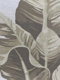 'Fabric By The Yard - Pacifico Palm - Cappuccino On Linen -Wallpaper Store Pacifico Palm Cappuccino Flax Linen Design bae205aa 0e09 405b a5e0 4adc76e84fc7