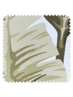 'Fabric By The Yard - Pacifico Palm - Cappuccino On Linen