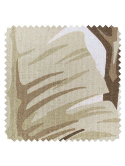 'Fabric By The Yard - Pacifico Palm - Cappuccino On Linen -Wallpaper Store Pacifico Palm Cappuccino Raw Canvas Detail 5312cd2d 49db 427c 9dbc be85d19e6777