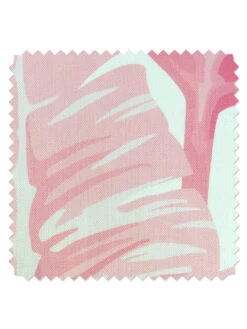 'Fabric By The Yard - Pacifico Palm - Garcelle Pink On Linen
