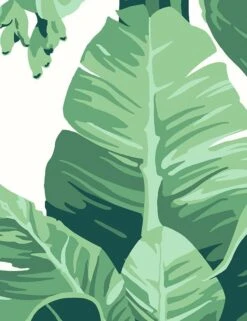 'Pacifico Palm' Wallpaper By Nathan Turner - Ivory -Wallpaper Store Pacifico Palm Green Ivory Detail 275434d6 7b7b 4133 ba4e b5b81ce58252