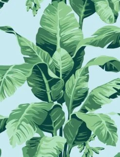 'Pacifico Palm' Wallpaper By Nathan Turner - Sky Blue -Wallpaper Store Pacifico Palm Sky 2 fe8527c9 ce90 4d29 8907 eea2840a7b79