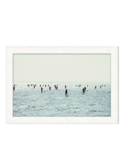 'Paddle Board Fleet' By Nathan Turner Framed Art