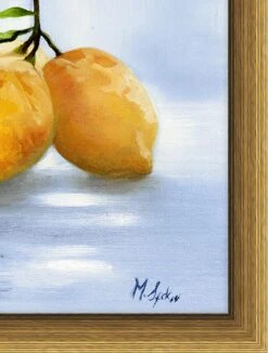 'Painted Lemons' Framed Art By Nathan Turner -Wallpaper Store Painted Lemons by Nathan Turner detail