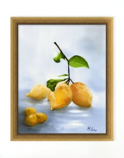'Painted Lemons' Framed Art By Nathan Turner