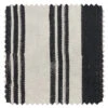 'Fabric By The Yard - Painted Stripes - Black On Raw Canvas 2 'Fabric By The Yard - Painted Stripes - Black On Raw Canvas -Wallpaper Store Painted Stripes Black Raw Canvas Detail