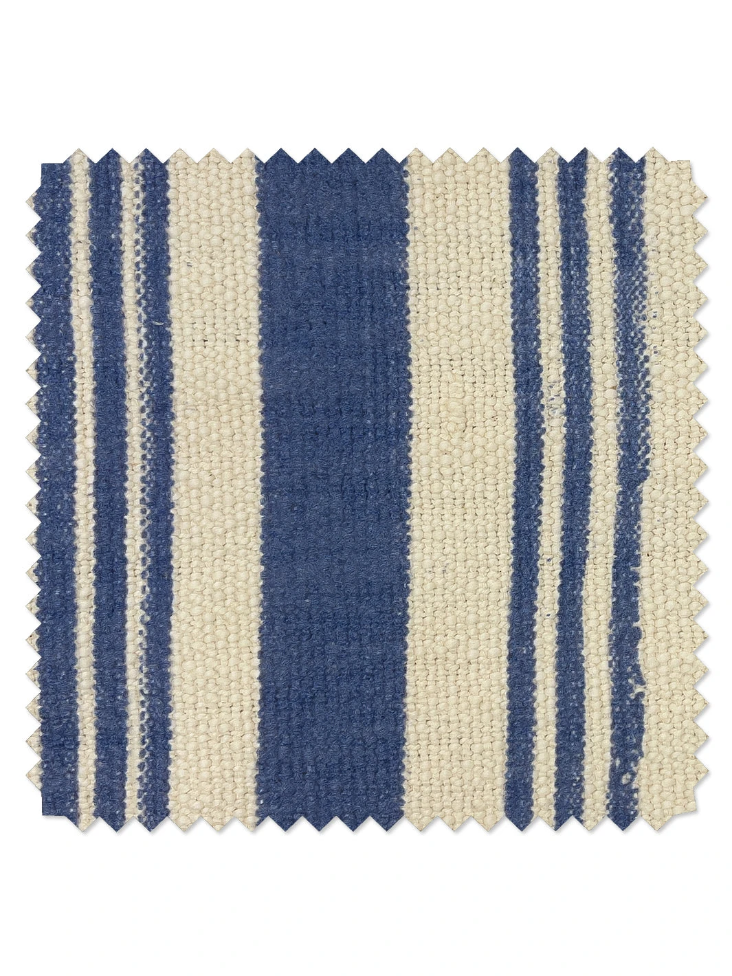 'Fabric By The Yard - Painted Stripes - Blue On California Cotton 3 'Fabric By The Yard - Painted Stripes - Blue On California Cotton
