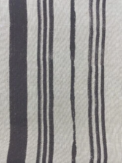 'Fabric By The Yard - Painted Stripes - Chocolate On Flax Linen 5 'Fabric By The Yard - Painted Stripes - Chocolate On Flax Linen -Wallpaper Store Painted Stripes Chocolate Flax Linen Design