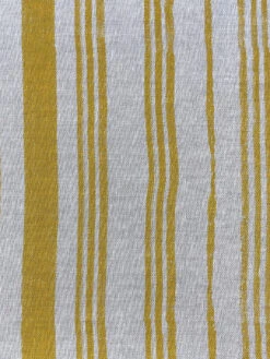 'Fabric By The Yard - Painted Stripes - Gold On Raw Canvas -Wallpaper Store Painted Stripes Gold Flax Linen Design f746f8b9 d43d 4b4b 89e4 04cbd5d0483c