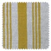 'Fabric By The Yard - Painted Stripes - Gold On Flax Linen