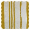 'Fabric By The Yard - Painted Stripes - Gold On Raw Canvas