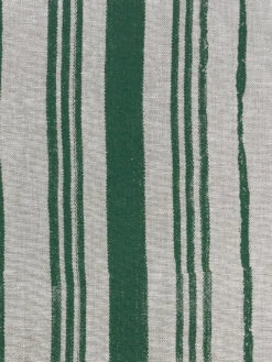 'Fabric By The Yard - Painted Stripes - Green On Raw Canvas -Wallpaper Store Painted Stripes Green on Flax Linen Design 6212775f 7f5d 4196 a6c8 b30b2dda810c
