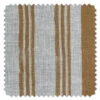 'Fabric By The Yard - Painted Stripes - Terracotta On Flax Linen -Wallpaper Store Painted Stripes Terracotta on Flax Linen Detail