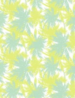 'Palm Shuffle' Wallpaper By Wallshoppe - Aventurine / Key / Lime /