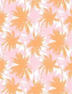 'Palm Shuffle' Wallpaper By Wallshoppe - Creamsicle / Blush -Wallpaper Store PalmShuffle product CreamsicleBlush forWEB 9f98e371 7e39 4a7a 8b4c 771e460ebe75