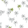 'Palms' Wallpaper By Tea Collection - Lime -Wallpaper Store Palms Lime design