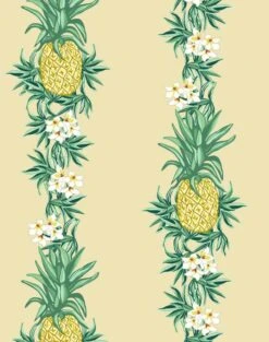'Pineapple Express' Wallpaper By Nathan Turner - Beige