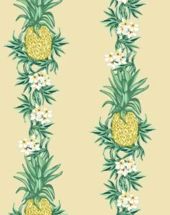'Pineapple Express' Wallpaper By Nathan Turner - Beige -Wallpaper Store PineappleExpres beige 7779be69 b31f 4a41 8a1a 8e6bbebd768d