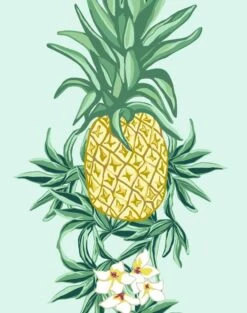 'Pineapple Express' Wallpaper By Nathan Turner - Robins Egg 8 'Pineapple Express' Wallpaper By Nathan Turner - Robins Egg -Wallpaper Store PineappleExpres robins egg detail fc85d2b5 c735 4372 a53a 4875f62772ce