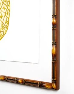 'Aloha Pineapple Framed Wood Wall Art' Framed Art By Artshoppe -Wallpaper Store PineappleExpress Detail