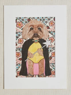 'Playing Dress Up In The Powder Room' By Carly Beck Art Print 8 'Playing Dress Up In The Powder Room' By Carly Beck Art Print -Wallpaper Store Playing Dress up in the Powder Room by CAB Grasscloth Portrait Design