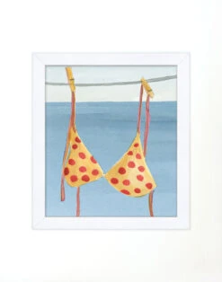 'Polka Dot Bikini' Framed Art By Nathan Turner