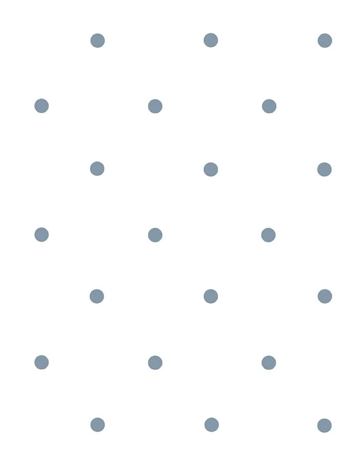 'Polka Dot' Wallpaper By Sugar Paper - French Blue On White 4 'Polka Dot' Wallpaper By Sugar Paper - French Blue On White - Image 2